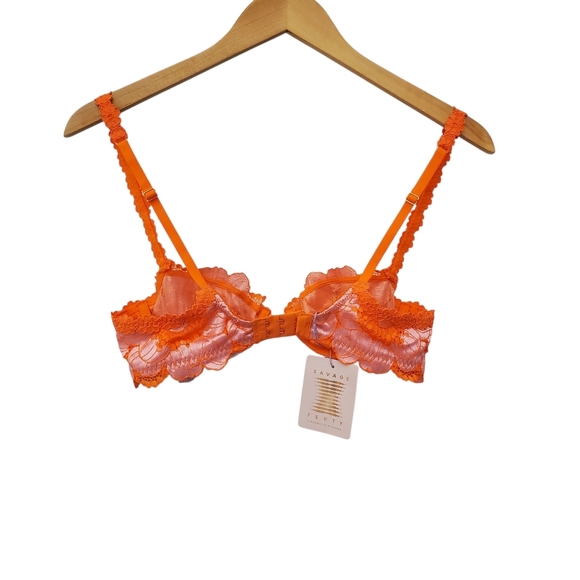 Savage X Fenty Perfect Poppies Lace Bralette 34A - Picture 2 of 9